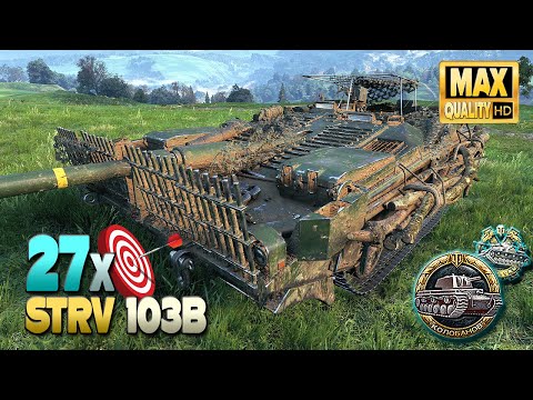 Видео: Strv 103B: ТРИЛЛЕР - 105 - Мир танков