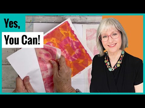 Видео: Потрясающие результаты гелевой печати на ткани