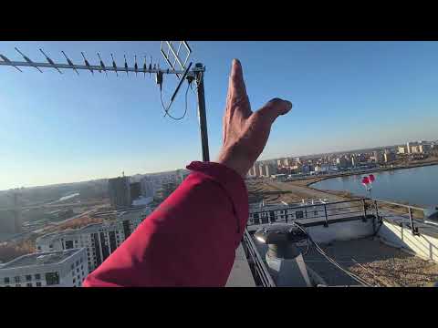 Видео: Усиление мобильной связи в паркинге нового ЖК//Город с высоты 23 этажа_КоПСС