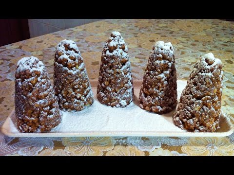 Видео: Десерт Шишки под Снегом / Новогодний Десерт / Простой Рецепт (Вкусно и Быстро)