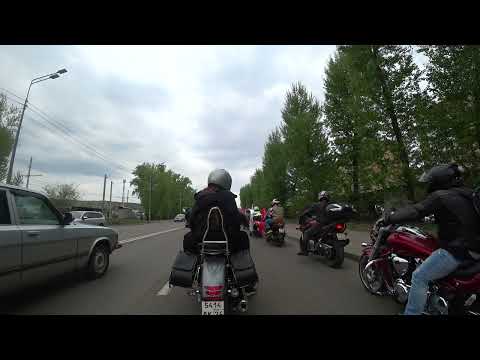 Видео: 9мая Мотопробег г.Красноярск
