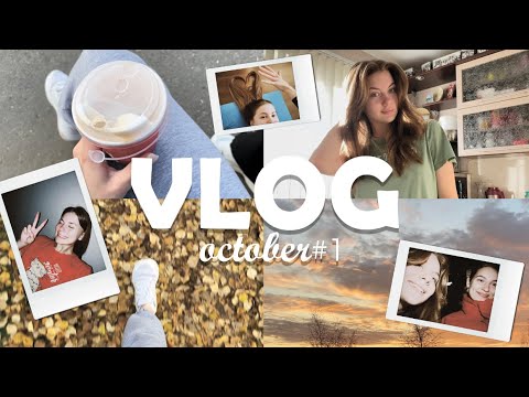 Видео: october VLOG #1 | первое видео спустя полгода | 3 дня из моей жизни