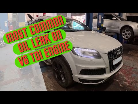 Видео: Замена масляного радиатора Audi Q7 3.0L TDI