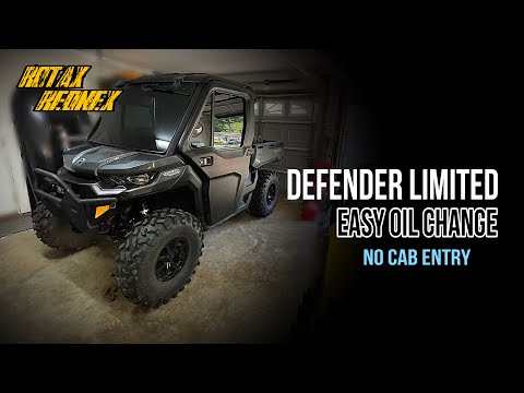 Видео: ЗАМЕНА МАСЛА CAN AM Defender LIMITED ***ЛЕГКИЙ СПОСОБ*** без доступа в кабину!!!