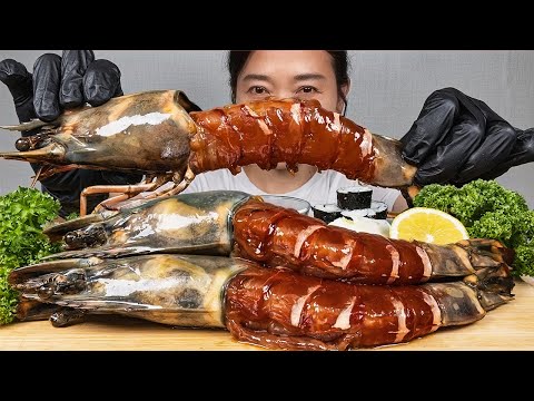 Видео: АСМР ЕДА ГИГАНТСКИЕ КРЕВЕТКИ мукбанг ASMR MUKBANG EATING SOUNDS