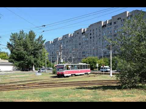 Видео: информатор трамвая №10, изменённая трасса маршрута. ул. Радомская - жилгородок