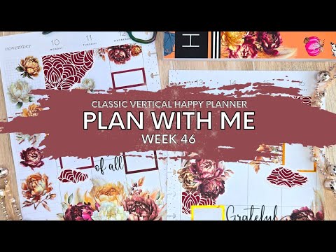 Видео: Классический план 2025 года со мной — Счастливый планировщик с 10 по 16 ноября