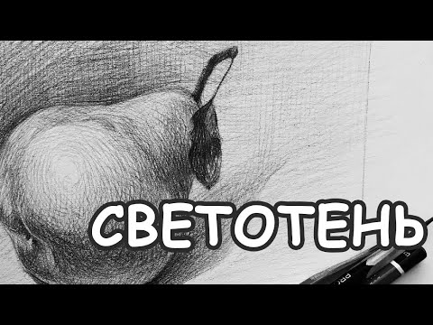 Видео: Как нарисовать сложный матовый объект!? Практика рисунка с натуры. [Елизавета Светлая]