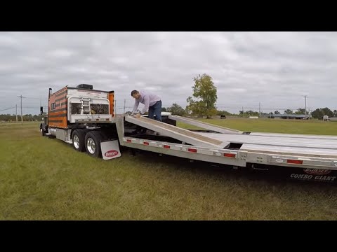 Видео: #756 Новый прицеп Dorsey Goliath Combo Giant Stepdeck с Beavertail и переходными рампами