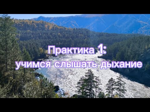 Видео: Первая практика: учимся слушать дыхание и расслабляться 