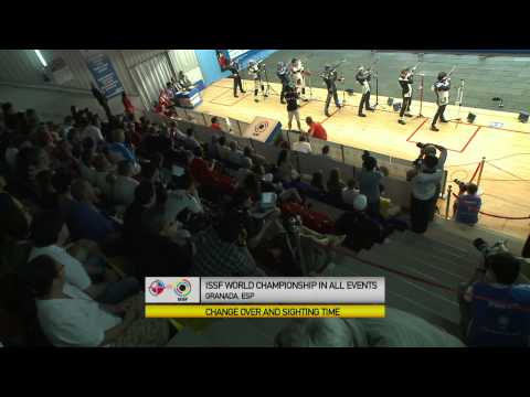 Видео: Чемпионат мира 2014, малокалиберная винтовка, 3 положения, дистанция 50м, мужчины