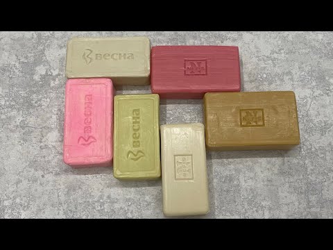 Видео: I cut dry soap / Режу сухое мыло/ ASMR #soap #sabun #sleepvidoes