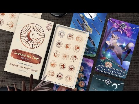 Видео: Удивительная колода #таро🦊🌸Seasonal Fox Tarot Night | Таро Лисы Кицуне 🦊🌸