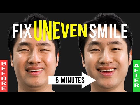 Видео: 5-минутная процедура для исправления неровной улыбки. Используйте перед важной фотосессией!
