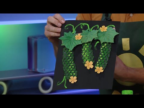 Видео: ☀️С добрым утром, малыши! Аппликация "Огурцы" - Мастерская