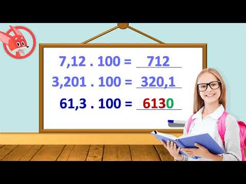 Видео: Умножаване на десетични дроби с 10, 100, 1000 /смятане наум/