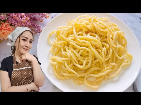 Видео: Лағманның қамыры. Идеальное тесто для лагмана. Онай рецепт.