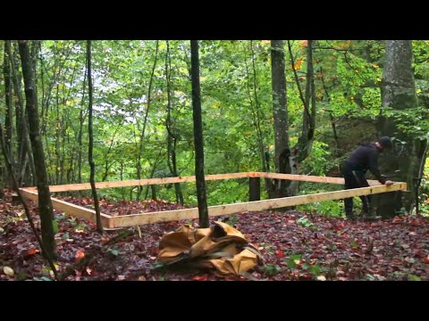 Видео: Человек строит удивительный деревянный домик посреди леса | от начала до конца @Ferincishin