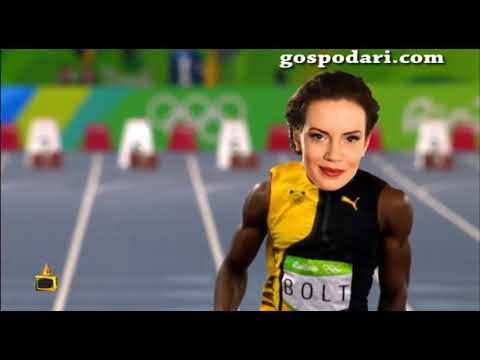 Видео: Синоптичка чете прогнозата задъхана след крос до студиото