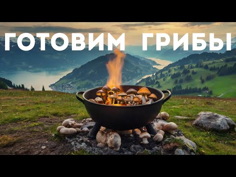Видео: Собираем грибы в Швейцарии| Готовим на огне| Красивая локация| Осень 2025