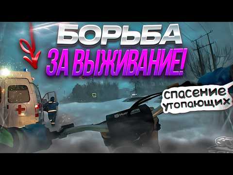 Видео: Снежный апокалипсис на Cахалине - борьба за выживание на сноубайке.