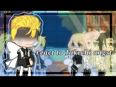 Видео: tokyo revengers react to takemichi / реакция токийских мстителей на такемичи/angst/стекло/gacha/club