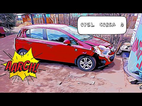 Видео: Жив! Цел! Opel Corsa D - Ремонт после дтп!