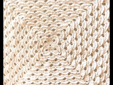 Видео: Как связать скатерть крючком. Красивый ажурный узор крючком .
