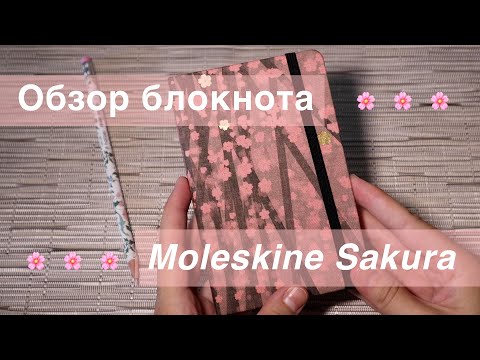 Видео: Обзор блокнота Moleskine Sakura