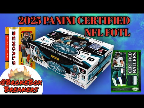 Видео: Сертифицированный FOTL сходит с ума! 🥵🔥Сертифицированный футбольный мяч Panini NFL 2025 года 🏈 Ho...