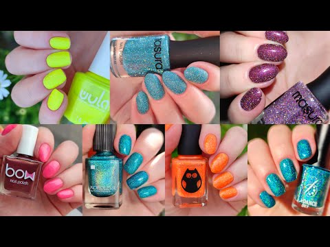 Видео: Маникюры июня 🌞🐌☘️ Masura, Koroleva, xDanceSky, Gorelova, BOW, Wula