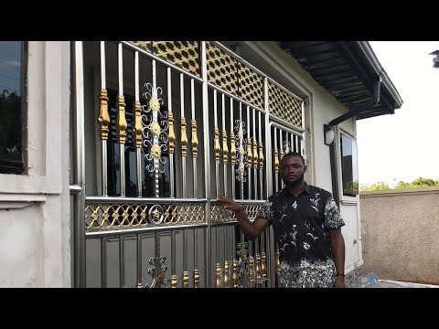Видео: Цена нержавеющих перил для входа, выхода, лестниц и балконов за квадратный метр в Нигерии.