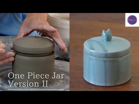 Видео: Изготовление банки-муляжа «ONE PIECE Flash Lid Jar» версии II на гончарном круге в Alchemyceramic