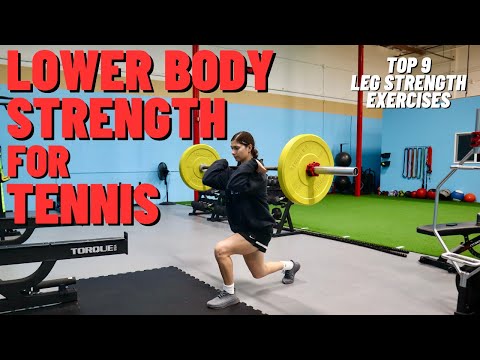 Видео: Силовая тренировка нижней части тела для тенниса | Упражнения для укрепления ног в теннисе