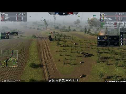 Видео: Разбор боя подписчика на средних танках в Men of war 2