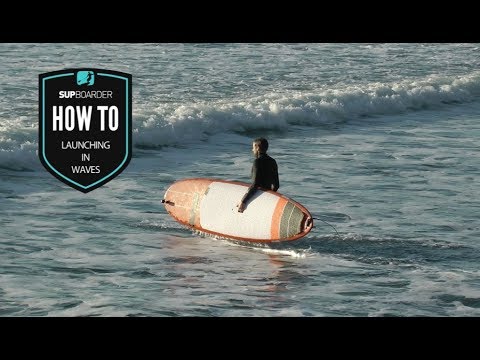 Видео: Запуск SUP-доски на волнах / Видеоинструкция