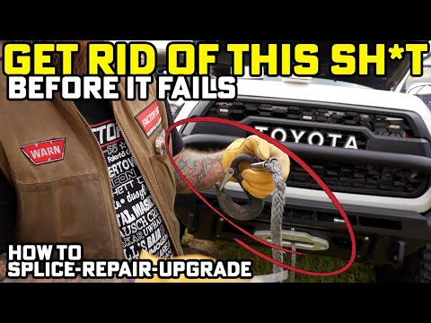 Видео: Как сращивать тросы лебедки и почему вам следует модернизировать вашу лебедочную систему.