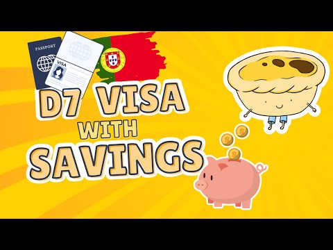 Видео: Можно ли подать заявление на получение визы D7 в Португалии, имея сбережения?