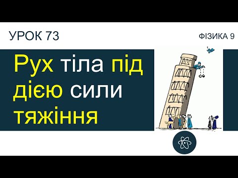 Видео: Фізика 9. Урок-презентація «Рух тіла під дією сили тяжіння» + 4 задачі