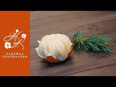 Видео: Мандарин из фоамирана