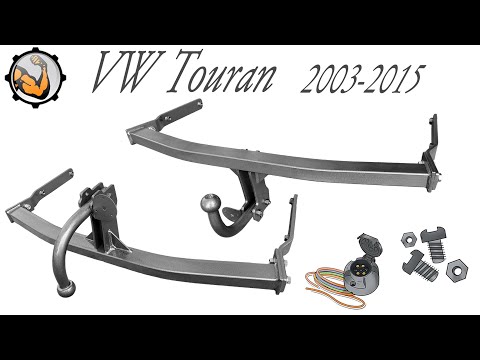 Видео: Фаркоп Туран 1 Фольксваген Туран VW Touran 2003-2015 Житомир Фаркоп установка комплектація огляд