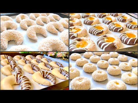 Видео: Одно тесто и 4 печенья Delecious тают во рту! Быстро, просто и из минимума ингредиентов!