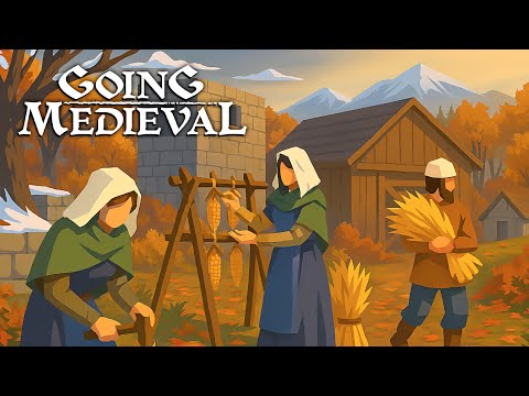 Видео: ПЕРВАЯ ЗИМА БЛИЗКО - #Going Medieval