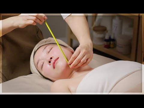 Видео: ASMR 😪 Лучший массаж в Нагое! Коллаборация корейского и японского ухода за кожей. В чем разница?😳✨