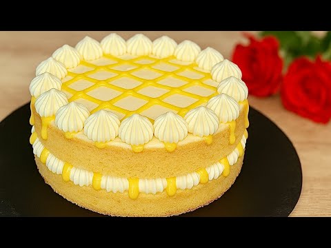 Видео: Идеальный лимонный пирог — нежный, как облако!