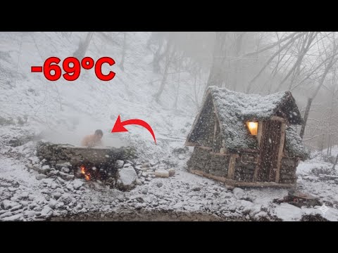 Видео: Я пережил метель при температуре -69°C в деревянной хижине | Экстремальная зимняя жизнь вдали от ...