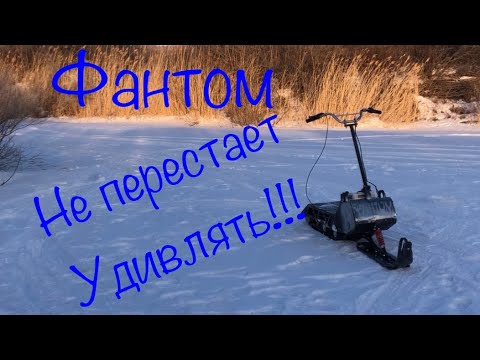 Видео: Этот снегокат просто Танк, не перестает удивлять