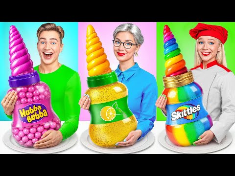 Видео: Большая, Средняя или Маленькая Тарелка Челлендж | Кулинарный Челлендж от Multi DO Challenge