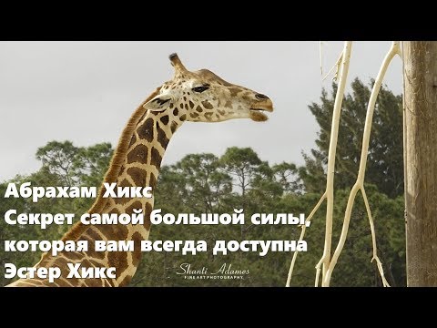 Видео: Абрахам Хикс – Секрет самой большой силы, которая вам всегда доступна – Эстер Хикс