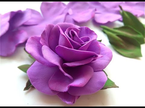 Видео: Всего Несколько Квадратиков и Розочка из Фоамирана Готова 🌸Венок🌸Ободок🌸Резинка🌸Заколка